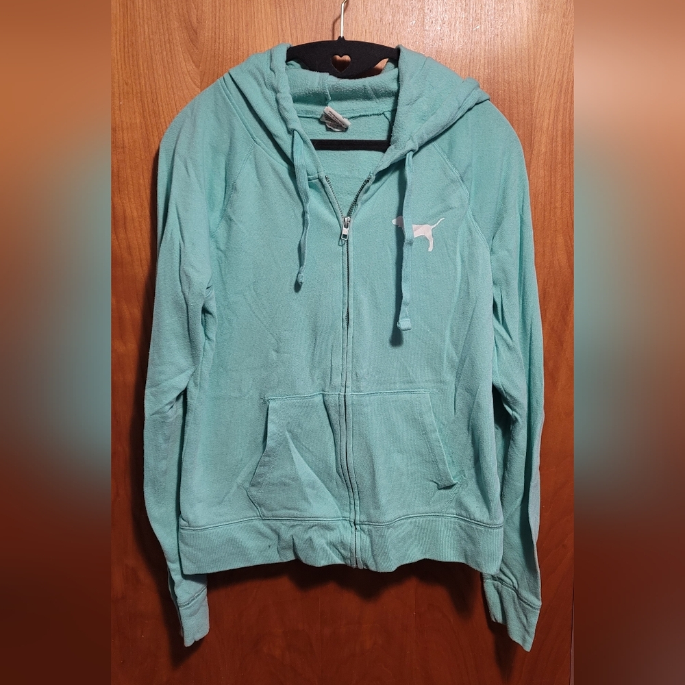 PINK zip up sweatshirt